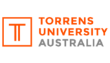 TORRENS UNIVERSITY AUSTRALIA PRIMARY LOGO ORANGE GREY RGB